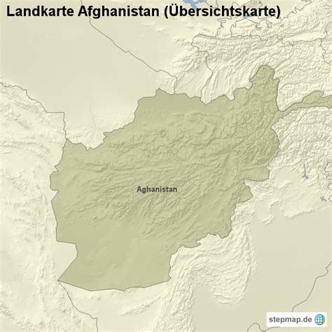 Landkarte Afghanistan Übersichtskarte Von Länderkarte Landkarte Für