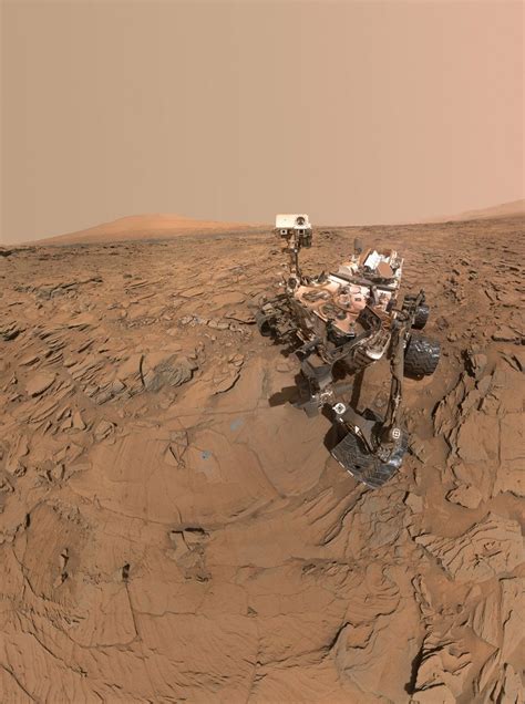 Red Planet Selfies Mars Rover Curiosity Poses On Mount Sharp Photos Space
