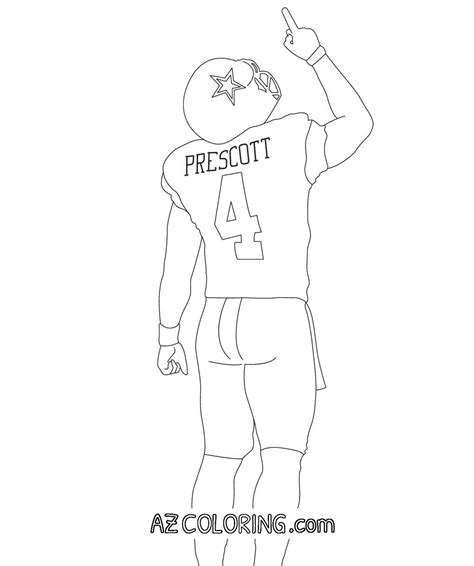 Dallas Cowboys Coloring Page For Kids Coloring Home