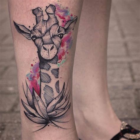 120 Best Giraffe Tattoo Designs And Meanings Wild Life On Your Skin2019