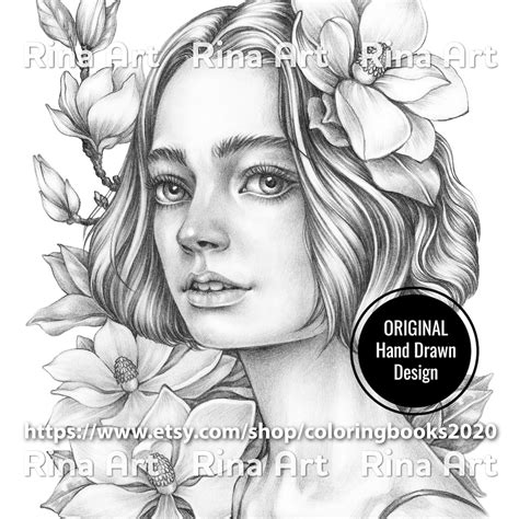 Sets 18 Coloring Page Printable Adult Colouring Pages Book Etsy