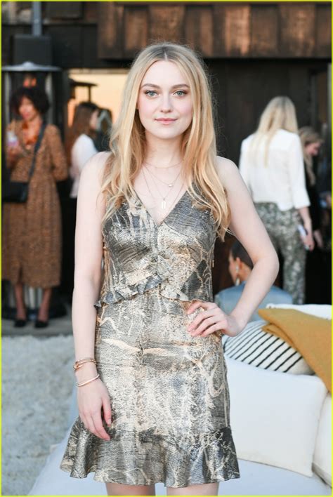 dakota fanning and rowan blanchard buddy up at handm event photo 1225572 photo gallery just