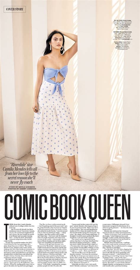 Camila Mendes For Alexa Magazine Various Editorials