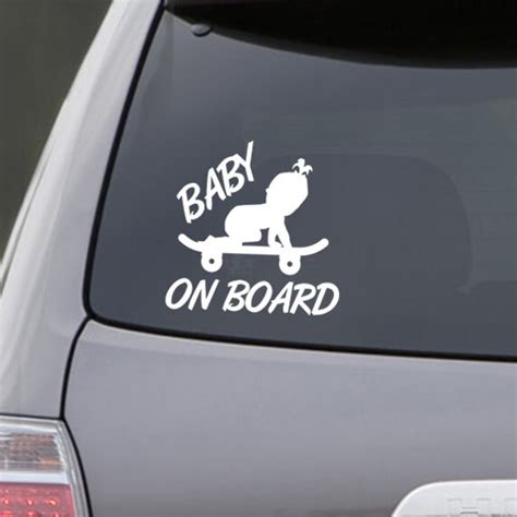 Baby On Board Car Decal Vinyl Car Decal Baby Car Decal Car