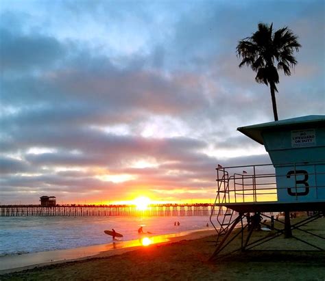 Sunset At Oceanside Pier Photo Of The Day Carlsbad Ca Patch