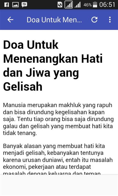 Bagi anda yang mengalami perasaan sedih, resah, dan kebingungan. DOA MENENANGKAN HATI for Android - APK Download