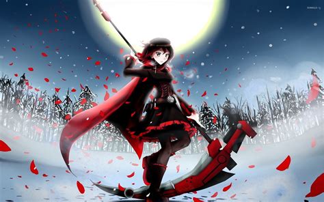 Ruby Rose Rwby Wallpaper Anime Wallpapers 33136 Mobile Legend Hd Wallpaper