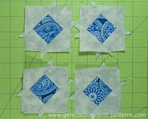Rolling Square Quilt Block Step By Step Paper Piecing