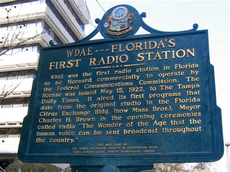 Get in touch via the contact us below if you're interested in these apps. Historical Marker dedicated to Florida's First Radio Station