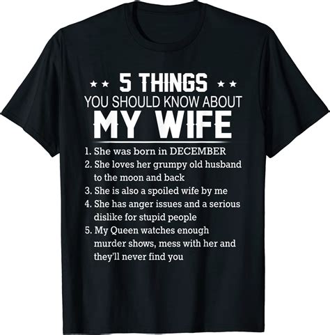 Amazon Com Things You Should Know About My Wife She Was Born