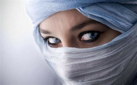 Hd Wallpaper Blue Eyes Hijab Women Wallpaper Flare