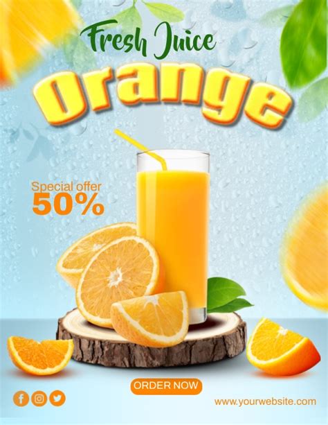 Copy Of Fresh Orange Juice Postermywall