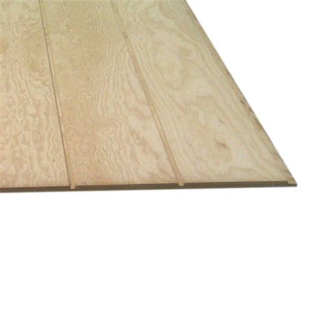 Plywood Siding Panel T1 11 8 In Oc Common 58 In X 4 Ft
