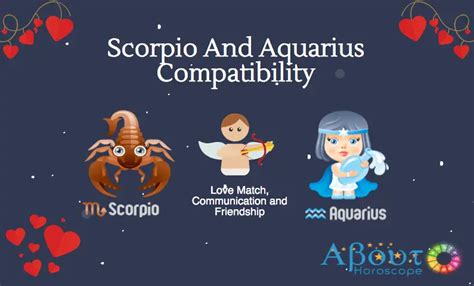 Scorpio ♏ And Aquarius ♒ Compatibility Love And Friendship