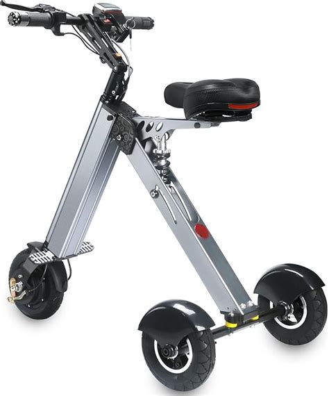 Topmate Es Triciclo El Ctrico Plegable Mini Patinete Scooter