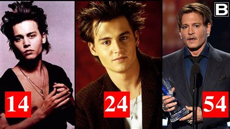 Johnny Depp Transformation From 2 To 54 Years Old Youtube