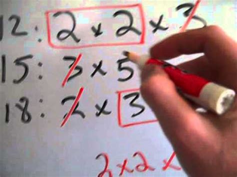 The prime factorization of a number is the product of prime factors that make up that number. Least Common Multiple LCM using Prime Factorization for (3 ...