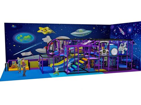 2 Level Space Theme Playground Indoor Playgrounds International