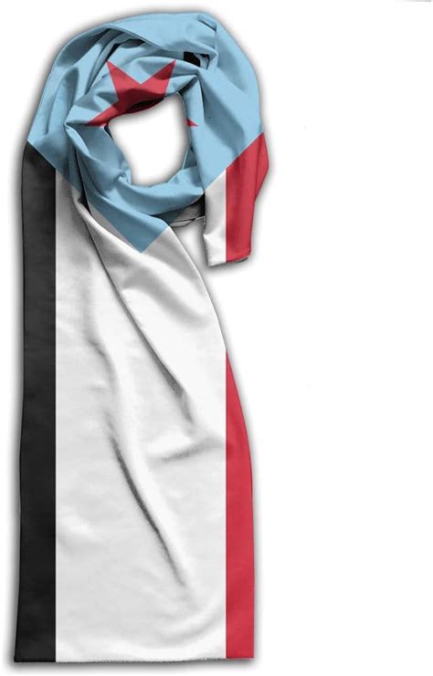 Adult Flag Of South Yemen Unisex Scarf Wraps Fashion Shawls Soft