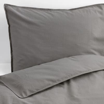 La staticità non fa per voi. ÄNGSLILJA Copripiumino e 2 federe, grigio, 240x220/50x60 ...