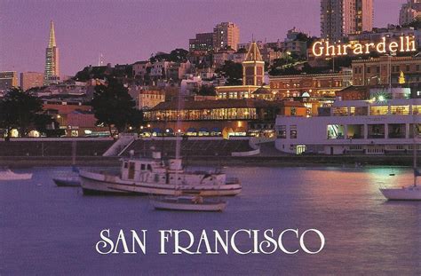 Vintage Travel Postcards San Francisco California