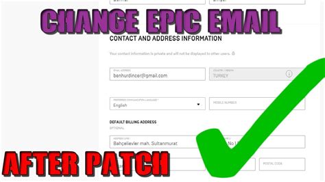 How to Change your Epic Games Email *AFTER PATCH* - YouTube