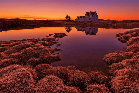 Purple Sunset Photograph By Bragi Ingibergsson