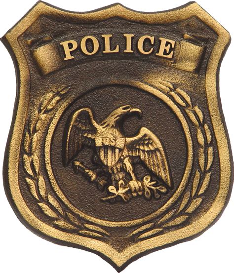 Blank Police Badge Png