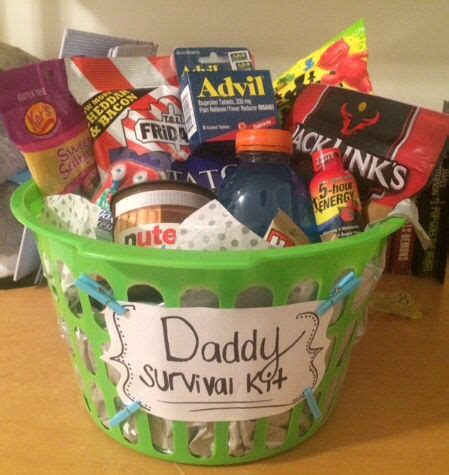 Does it seem like everyone you know is having a baby right now? Daddy survival kit, dad to be gift, new dad gift- Some ...