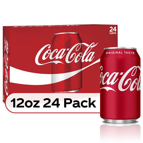 Coca Cola Soda Soft Drink 12 Fl Oz 24 Pack