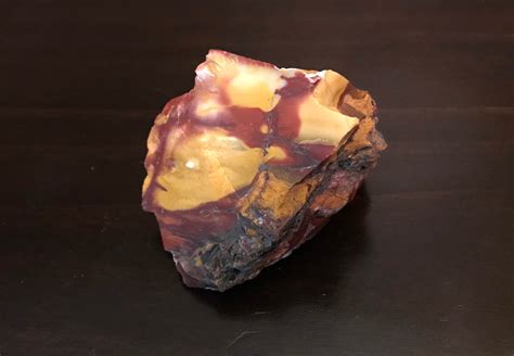 Raw Mookaite Jasper Palm Stone 1109 Grams Australia Cr5331
