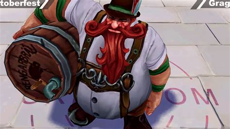 Oktoberfest Gragas Detailed Skin Spotlight League Of Legends Youtube