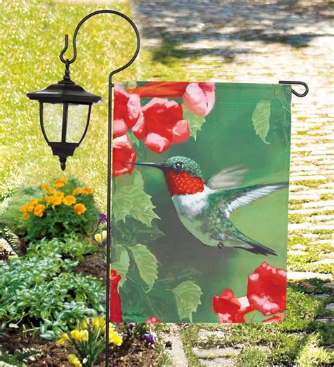 Joyseus garden flag holder stand and shepherd hook, 36 inches with 1/2 inch thick heavy duty garden flag stand, rust resistant yard flag pole holder for flag, lights and plants(without solar lights) 4.5 out of 5 stars 15. 95 best garden flags images on Pinterest | Garden flags ...
