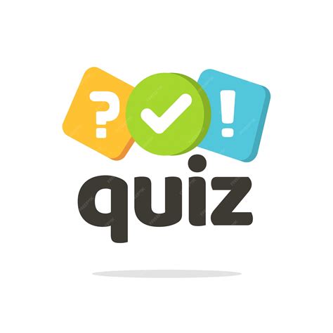 Premium Vector Quiz Logo Or Poll Questionnaire Icon Symbol