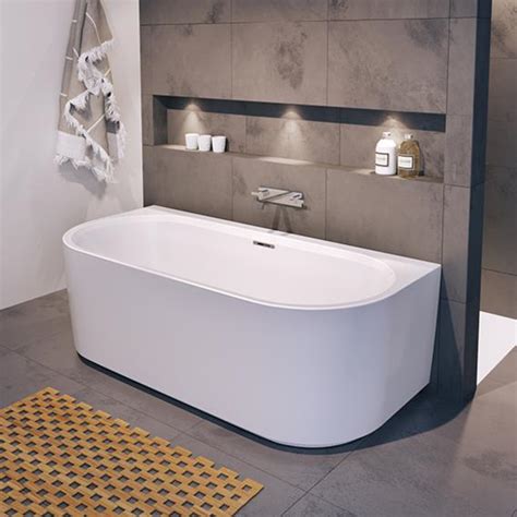 Duschabtrennung badewanne neu homelux sicherheitsglas. Riho Desire back2wall Vorwand-Badewanne mit Verkleidung ...