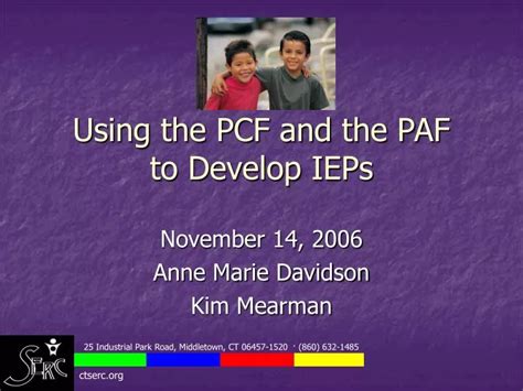 Ppt Using The Pcf And The Paf To Develop Ieps Powerpoint Presentation