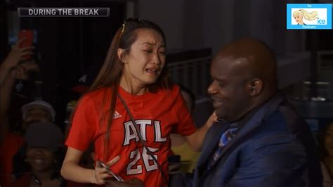 Shaq Makes An Asian Girl Cry In Atlanta Live 5 20 15 Youtube