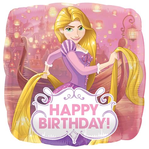 Rapunzel Happy Birthday Globos Decoración Con Globos Globos Metalicos