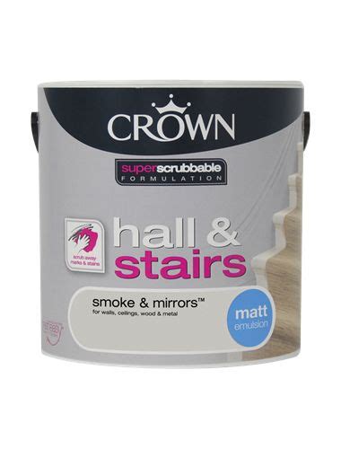 Crown Paints It S Not Just Paint It S Personal Stairs Smoke Mirrors Warm Gray Paint