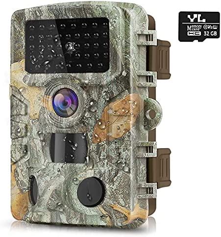 HAWKRAY Trail Camera MP PWaterproof Game Hunting Cam For Wildlife Monitoring With