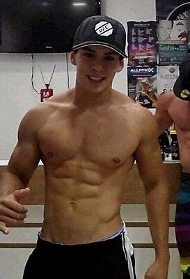 Shirtless Male Muscular Jock Work Out Gym Hunk Nice Abs Photo X C