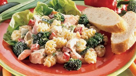 Sprinkle on the croutons, then top with the remaining mozzarella cheese and remaining parmesan cheese. Chicken-Parmesan-Pasta Salad recipe from Betty Crocker