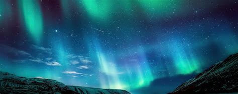 2560x1024 Aurora Borealis Northern Lights 4k 2560x1024