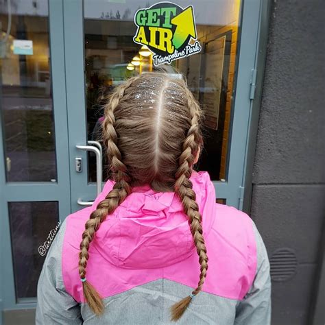Braids And Hair By Terttiina Instagram Two Dutch Braids And Some Glitter Two Dutch Braids