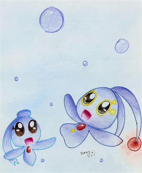 Manaphy And Phione By Supersunny08 On Deviantart