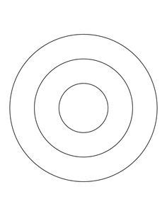 Concentric Circles Circle Clipart Circle Template Circle