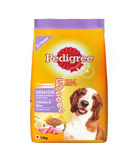 Pedigree Dry Dog Food Chicken And Rice For Senior Dogs 7