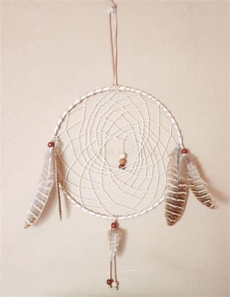Hand Made Native American Dreamcatcher Stock Image Image Of Hand