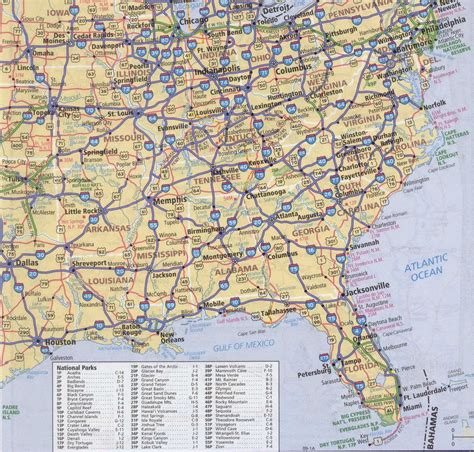 Map Of Southern Region Us Map Southern Region Trip