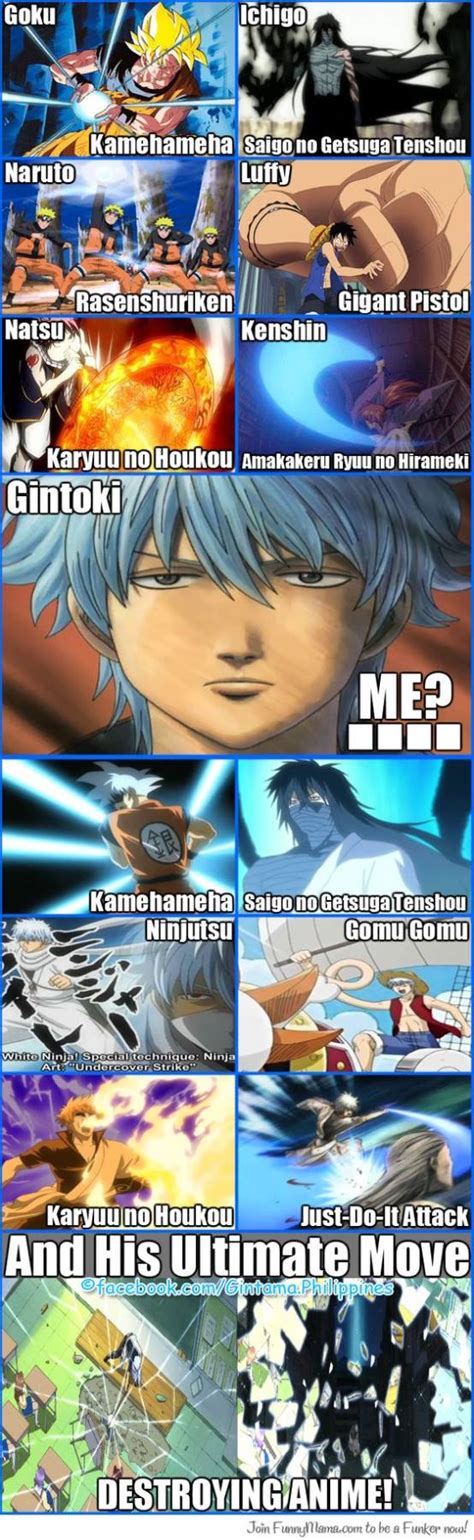 Gintama Sakata Gintoki Best Parody Anime Funny Anime Crossover